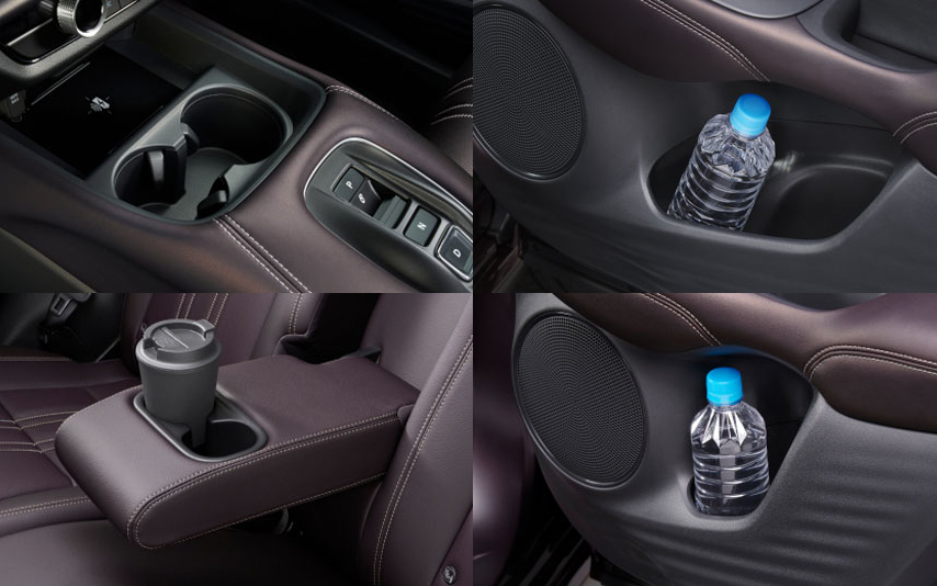 Honda ZR-V Hybrid Cupholders and Bottle Holders